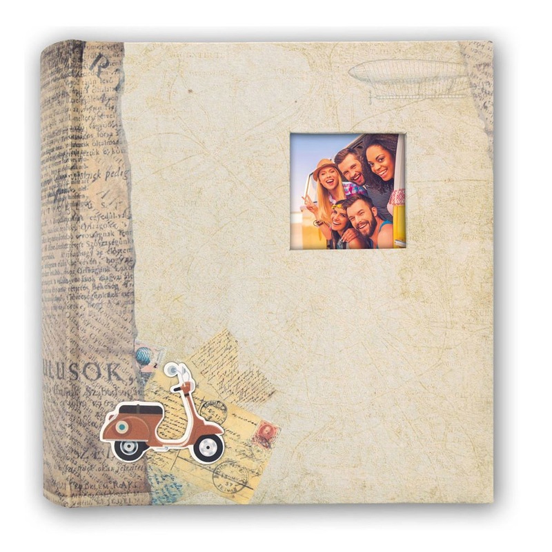 Bogota 6.5×4.5 Brown Photo Album | 200 Photos | Overall Size 9.5×8.5 Inches