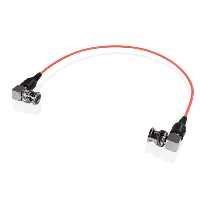 Cble Skinny BNC 90 degrs 12 pouces rouge SKI12R