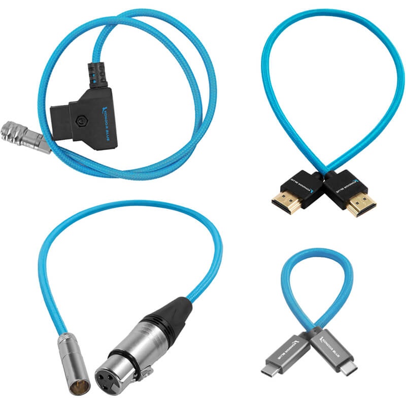 Kondor Blue Blackmagic Pocket 4K & 6K Pro and G2 Camera Cable Pack – KONBMPCCCpack