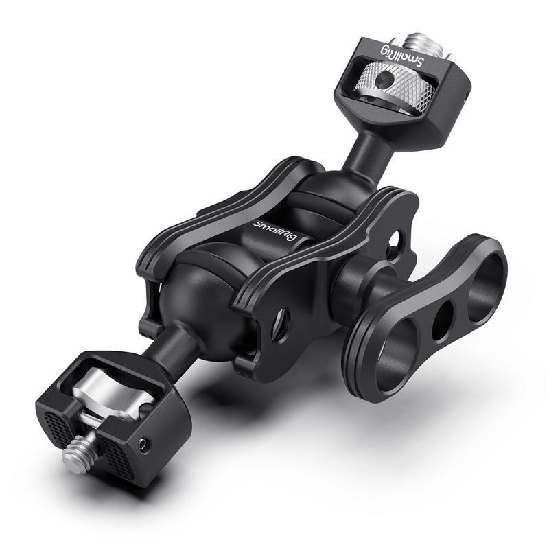 SmallRig 2115C Bras magique avec double tte  billes (goupilles de positionnement Arri et vis 1/4″) 2115C