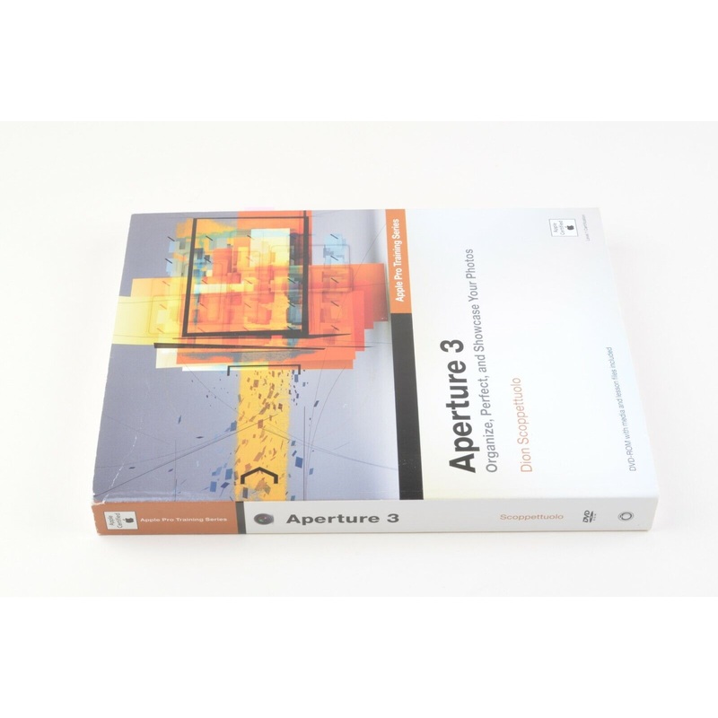 Apple Pro Training Series Aperture 3 Book with DVD, Clean, Complete