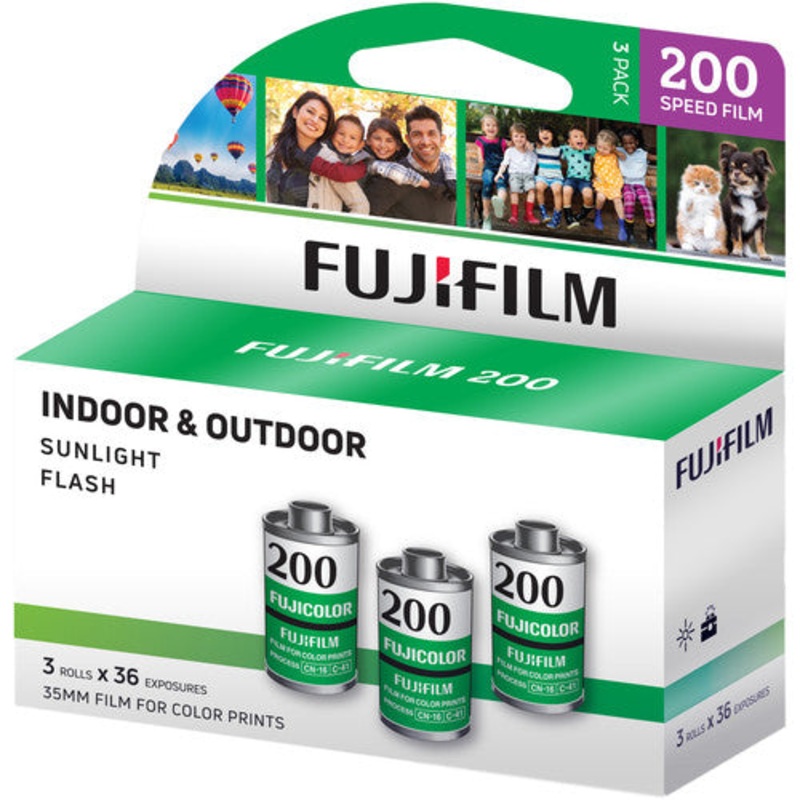 FUJIFILM 200 Color Negative 35mm 36EXP – 3 Pack