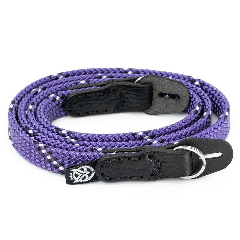 Owlkrown Flat Classic Rope Strap – Purple 45″