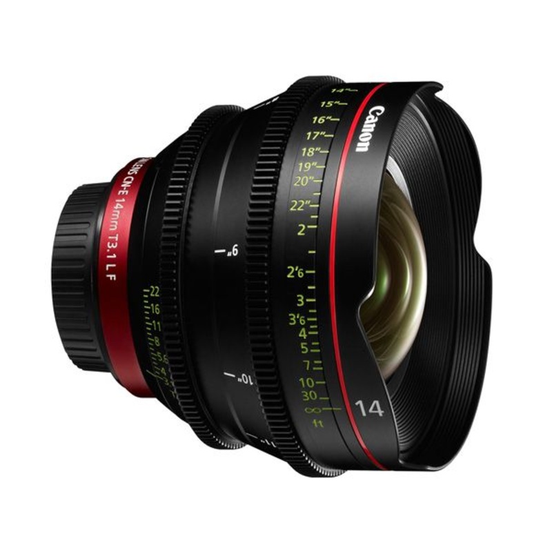 Canon CN-E 14mm T3.1L (F) Compact Cine Prime Lens – CN-E_14mm_T3.1L (NEW BUT IN WRONG BOX)