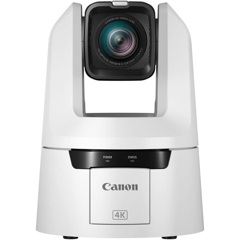 Canon CR-N500 Professional 4K UHD 30P NDI PTZ Camera with 15x Zoom White Canon CR-N500(WH) White – 4839C004AA