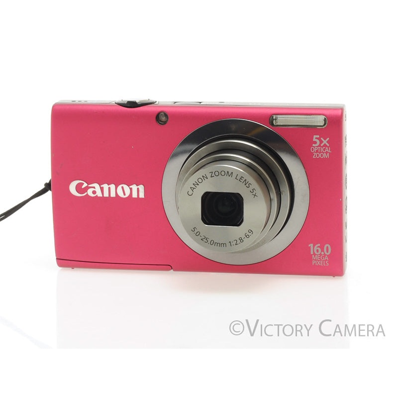 Canon PowerShot A2300 HD Pink 16MP Digital Point & Shoot Camera [EXC+]
