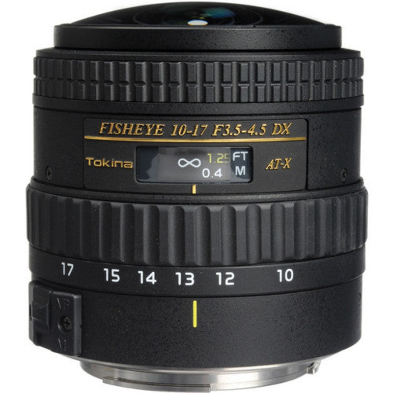 (Clearance) Tokina 10-17mm f/3.5-4.5 AT-X 107 AF NH Fisheye  Lens Canon