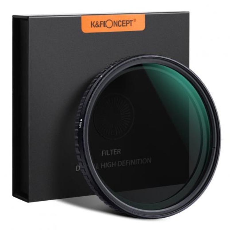 K&F 82mm ND8-ND128 Variable Neutral Density ND Filter Nano Coated