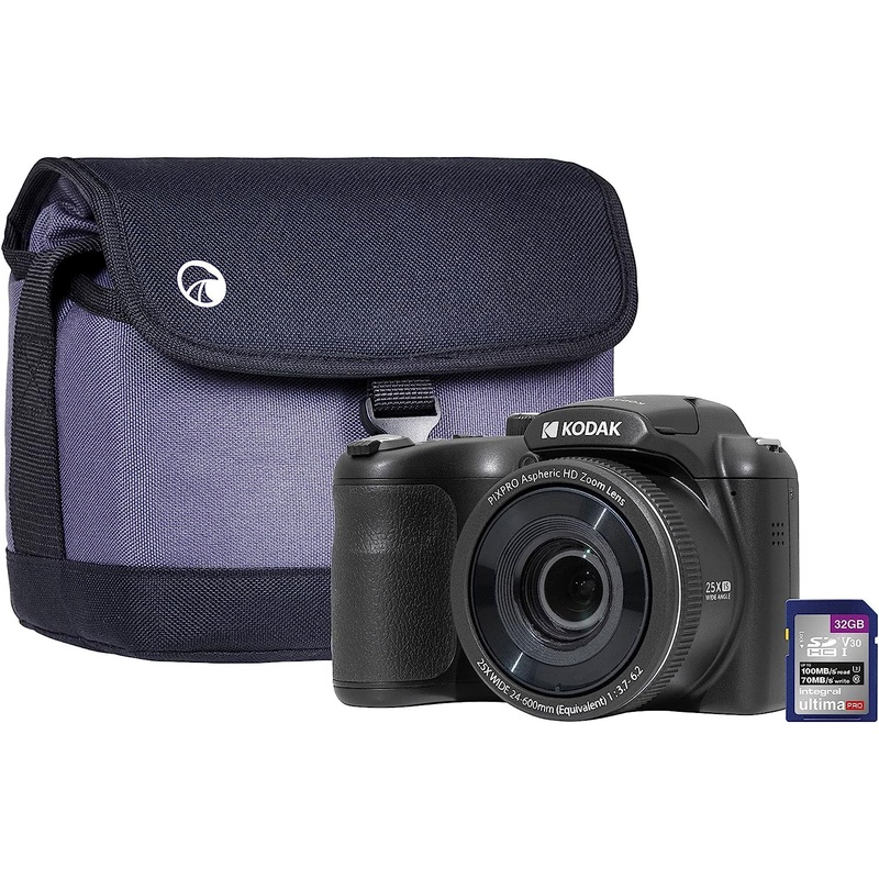 KODAK PIXPRO Astro Zoom AZ255 KIT Camera Case and 32GB Card