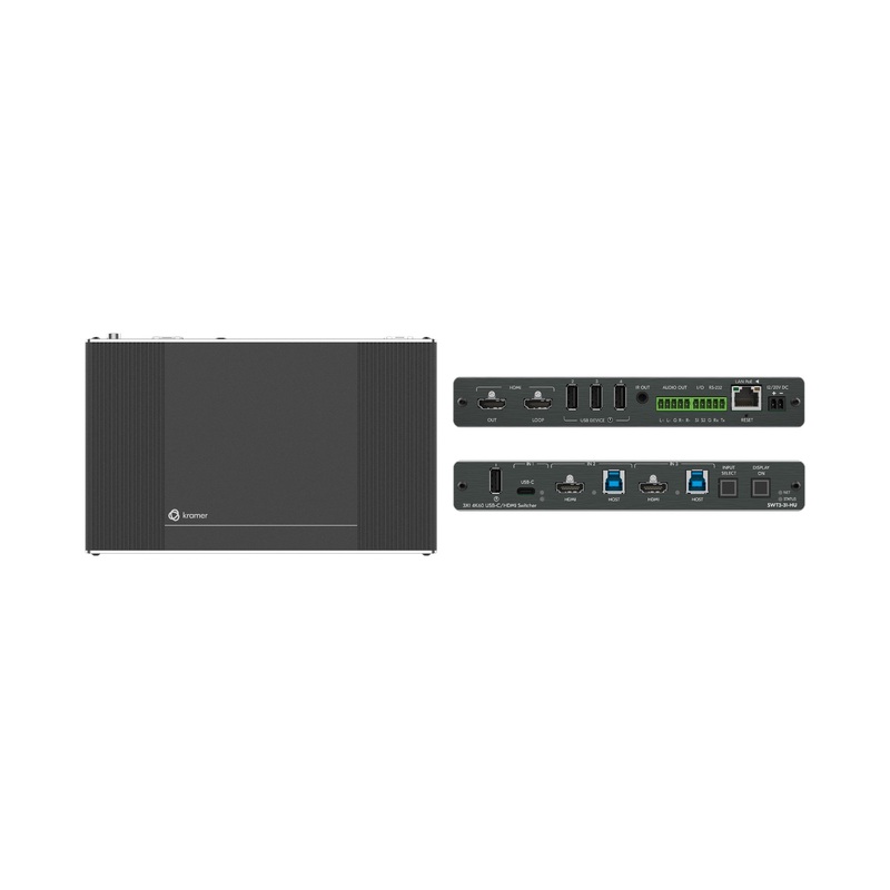 Kramer Electronics SWT3-31-HU 3×1 4K60 USBC/HDMI Switcher