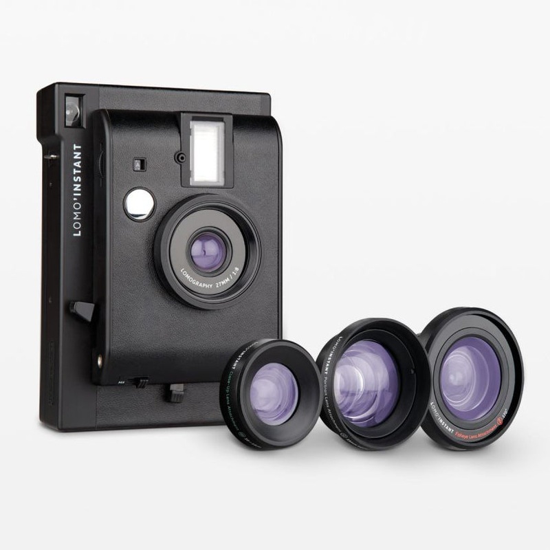 Lomography Lomo’Instant Camera & Lenses – Black Edition
