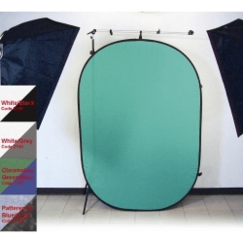 Promaster 6×7 Pop-Up Background – Green/Blue