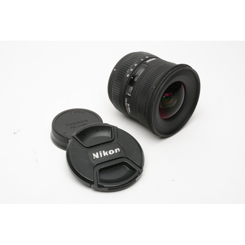 Sigma AF 10-20mm f4-5.6 EX DC HSM Lens Nikon DX F-Mount w/Caps