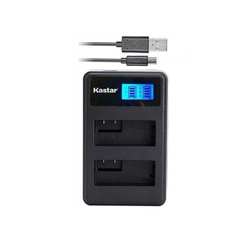 Cargador Kastar Dual LCD para LI-42B -OUTLET-