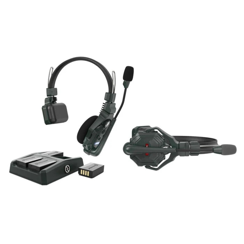 Hollyland Solidcom C1-2S Full-Duplex Wireless DECT Intercom System with 2 Headsets