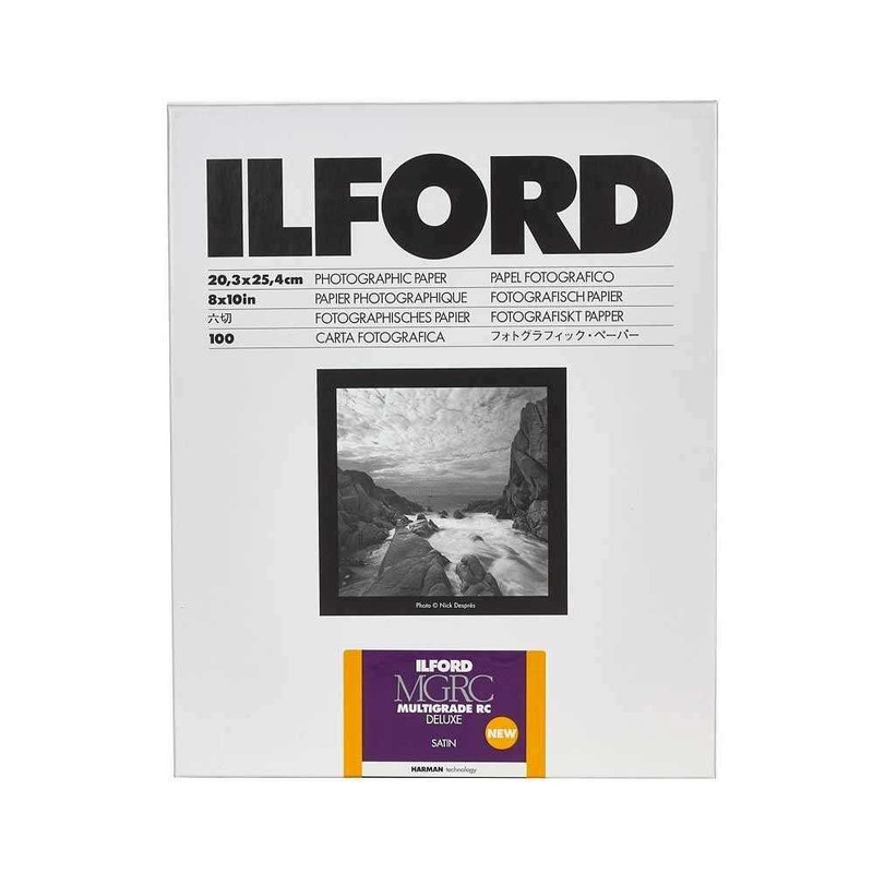 Ilford Satin 12.7 x 17.8 (cm) – 25 Pack Multigrade V RC Deluxe Photographic Paper