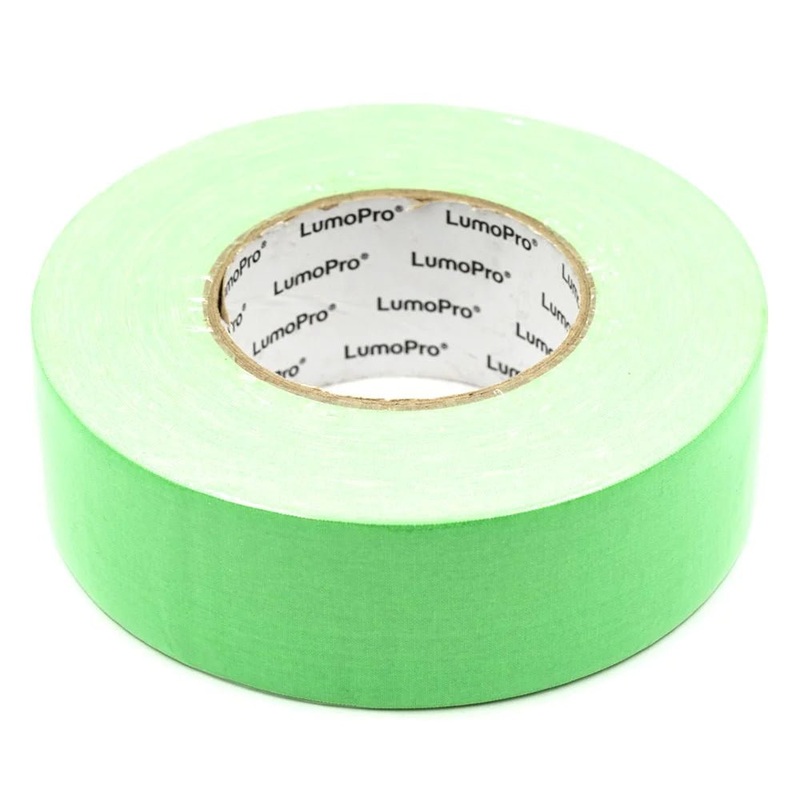 Lumopro Fluorescent Green 2 X 55yd Gaffer Tape