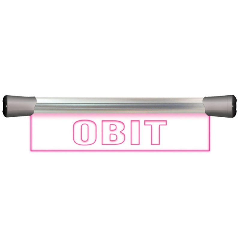 Sonifex LD-40F1OBT LED Single Flush Mounting 40cm Obit Sign