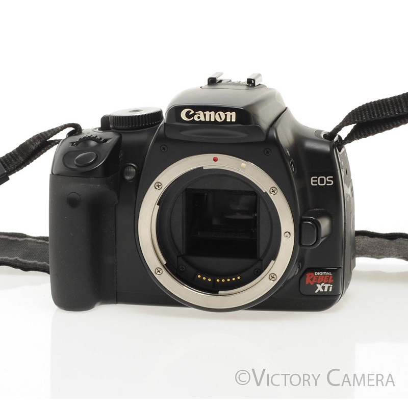Canon Rebel XTi 10.1MP DSLR Camera Body w/ Charger [EXC]