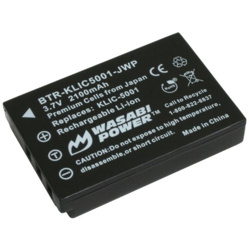 Sanyo DB-L50, DB-L50AU Battery by Wasabi Power