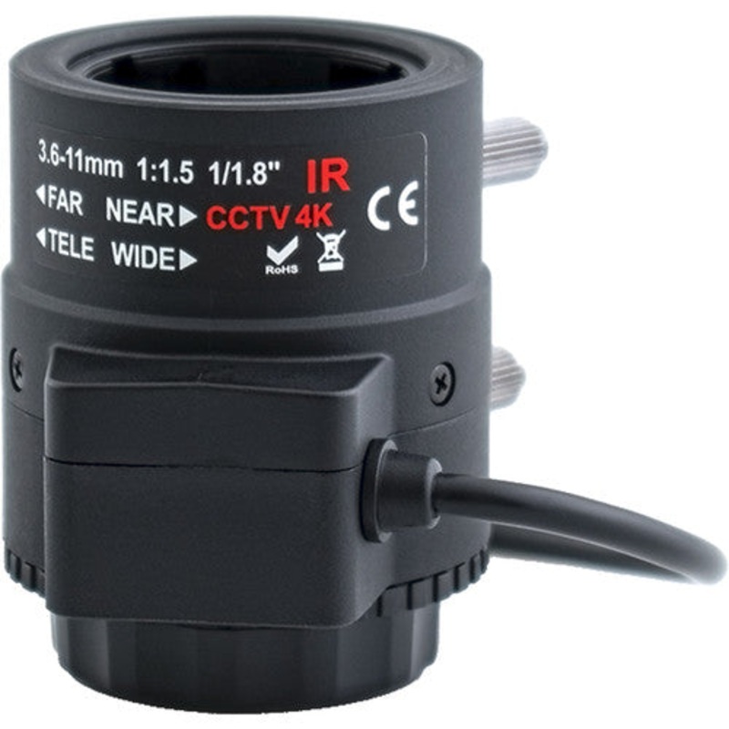AIDA CS4K-3611V 4K Varifocal 3.6~11mm Auto-DC Iris CS Mount Lens (SPECIAL OFFER PRICE)