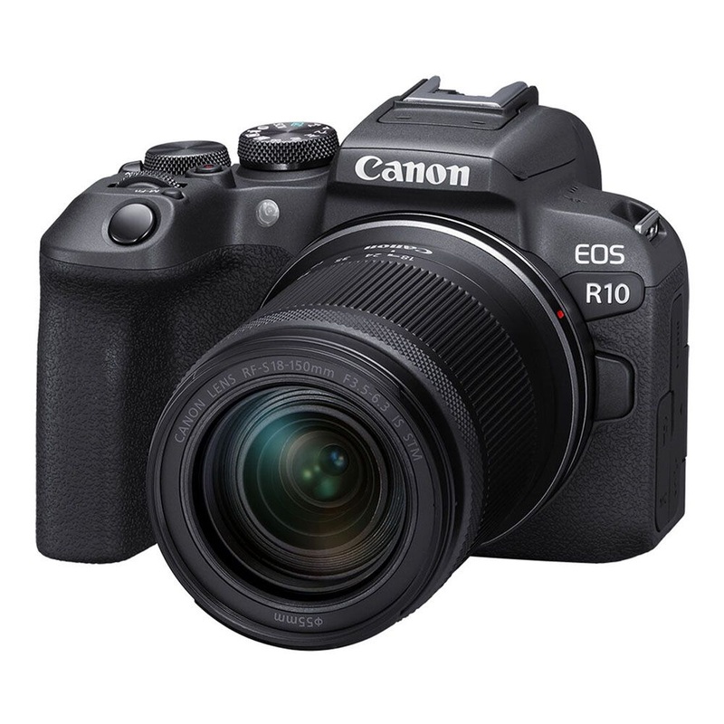 Cmara Canon Mirrorless EOS R10 con Lente RF-S 18-150mm F/3.5-6.3 IS STM