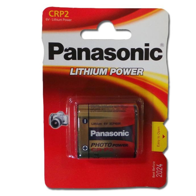 Panasonic CRP2 6V Lithium Battery