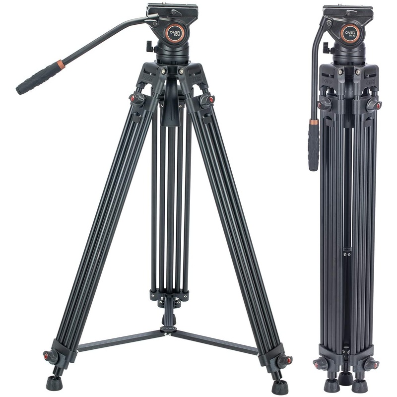 Cayer Aluminum Video Tripod 1.6M CAYERBV30L