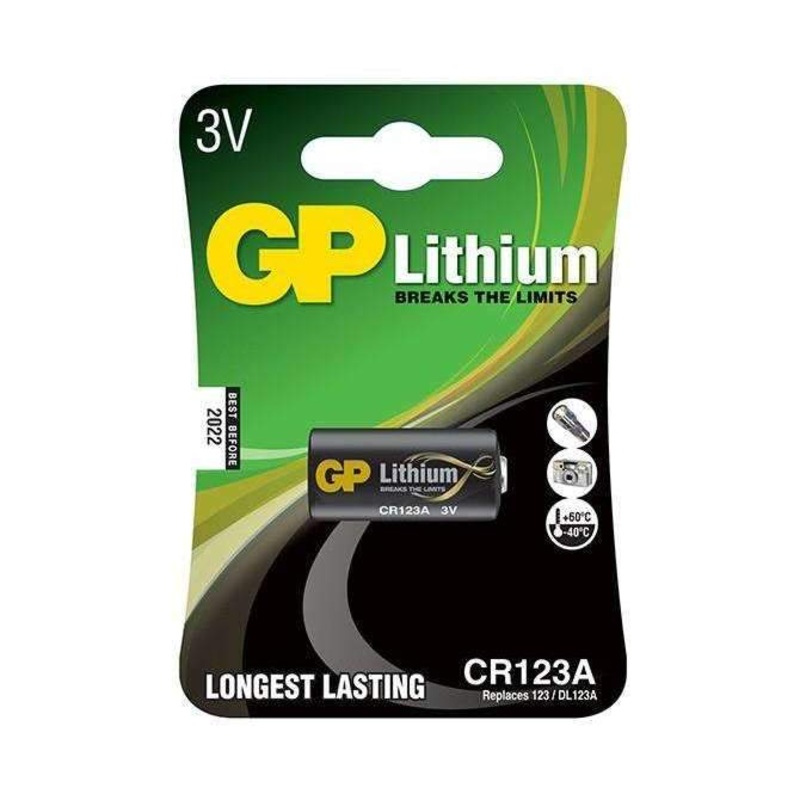 GP Batteries Lithium CR123A Battery