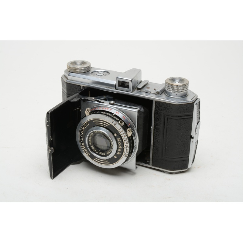 Kodak Retina 1 Type 126 Folding Camera Chrome w/Ektar 5cm f3.5, Works!