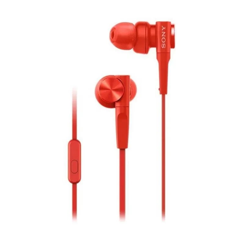 Sony MDR-XB55AP Extra Bass Headset Red