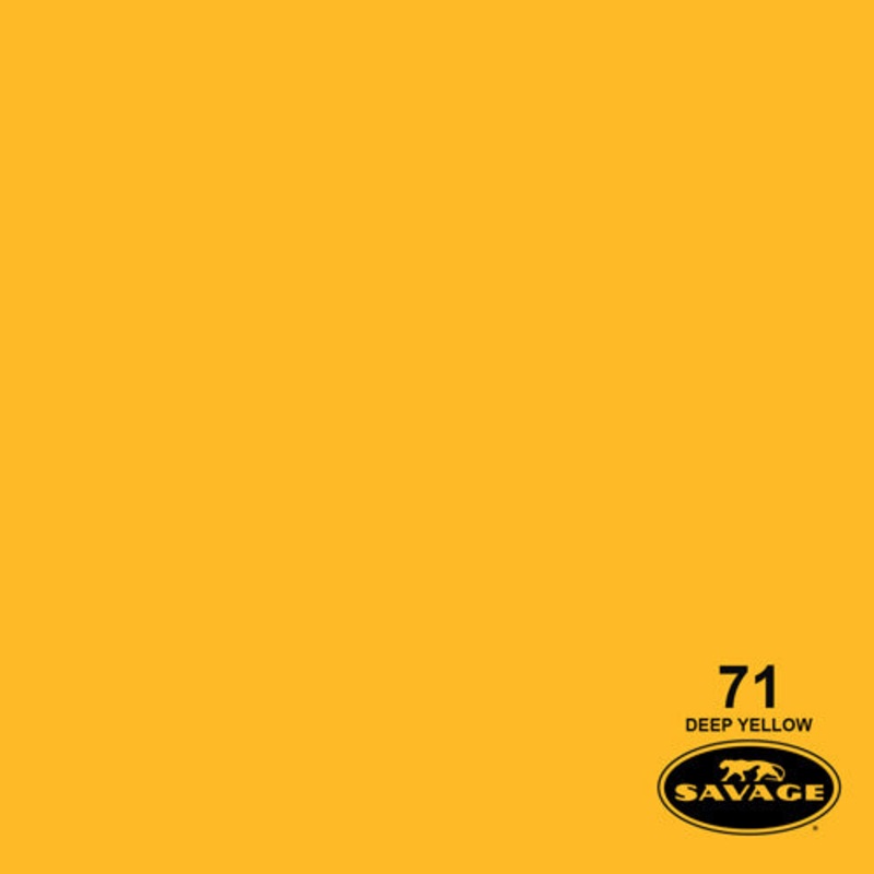Ciclorama de Papel Deep Yellow #71 Savage 2.7x11m
