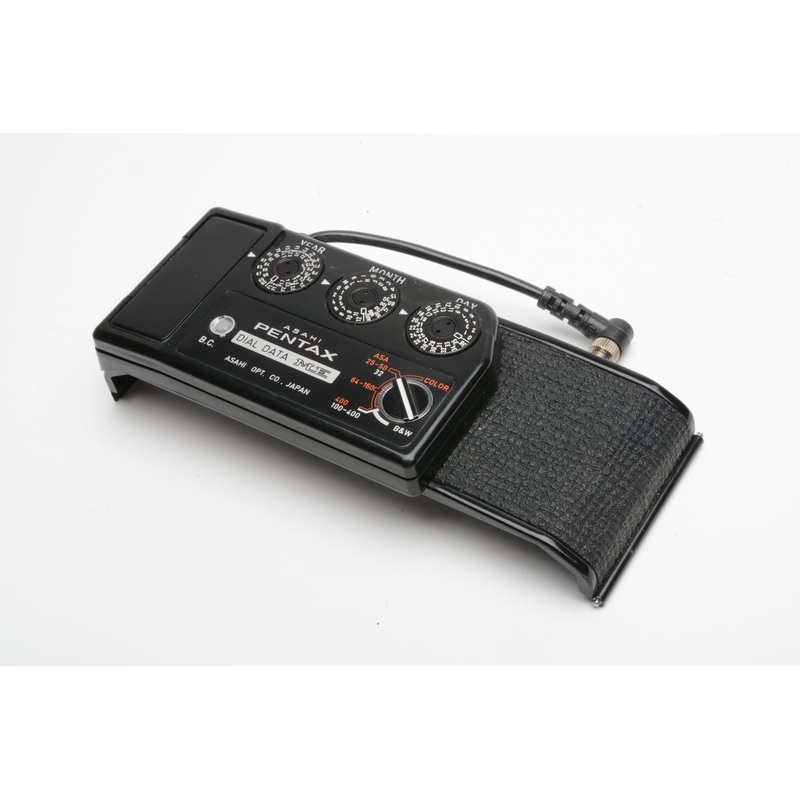Pentax Dial Data ME Back Date back for ME ME super Cameras, +Instructions