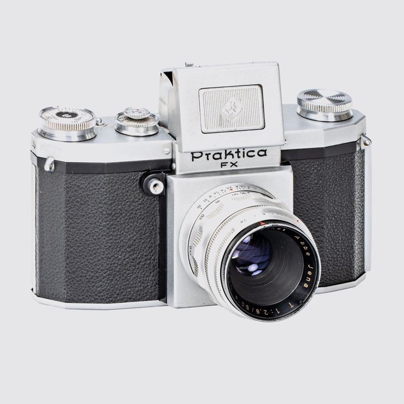 Praktica FX + Ernst Abbe T 2.8/50mm