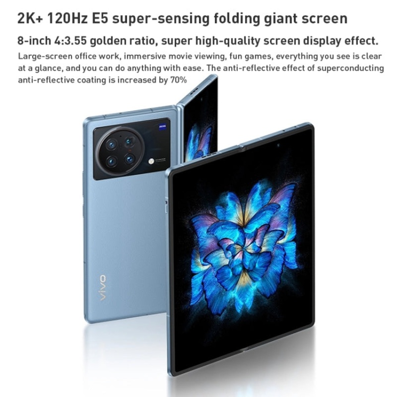 Vivo X Fold 5G Dual SIM 12GB+512GB (China Version) Blue