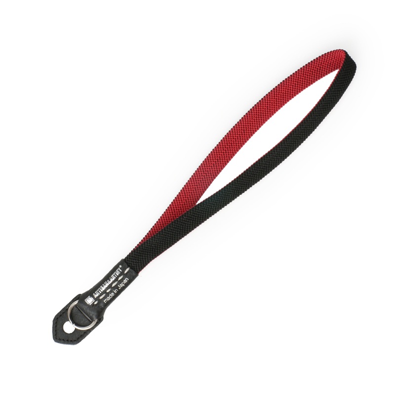 Artisan & Artist ACAM 313N Silk Wrist Strap, Black & Red