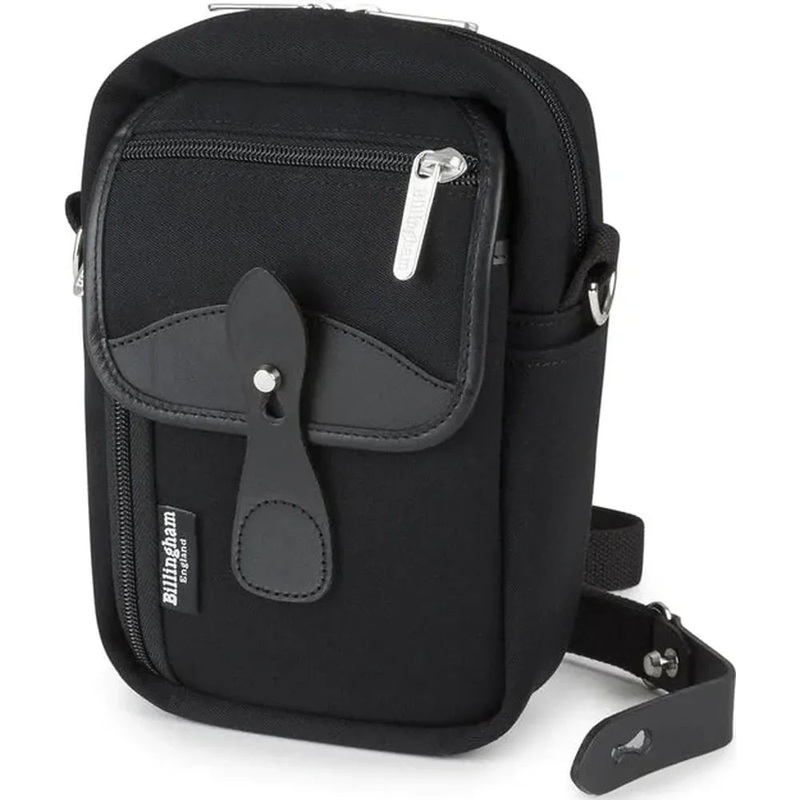 Billingham Airline Stowaway – Black Canvas / Black Leather