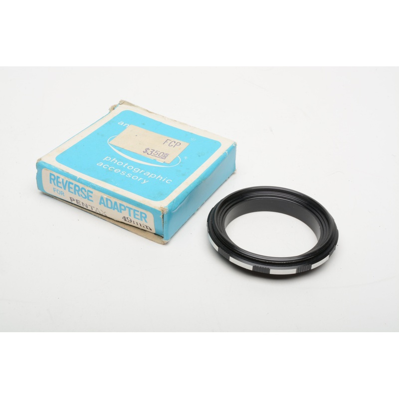 Kalt Reverse ring adapter Pentax M42 49mm, NIB