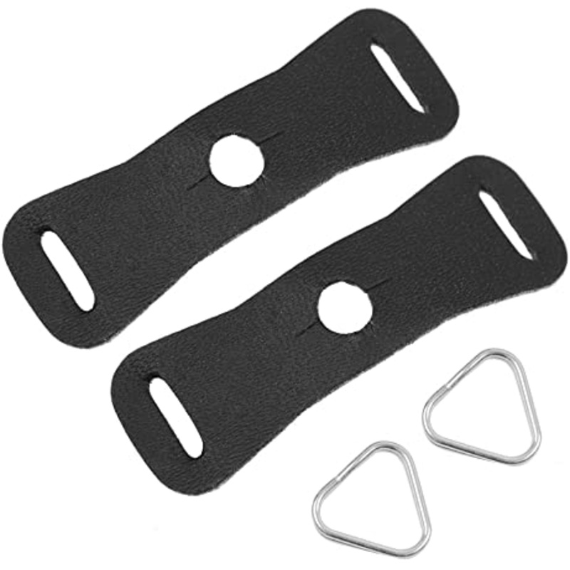 Leather Protector Cover Pad+Lug Ring Camera Strap Triangle Split Ring Hook  2 piece