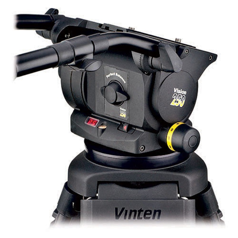 Vinten Vision 250 System 2-stage Carbon Fibre Pozi-Loc Mid-level Spreader SC Tripod – VB250-CP2M