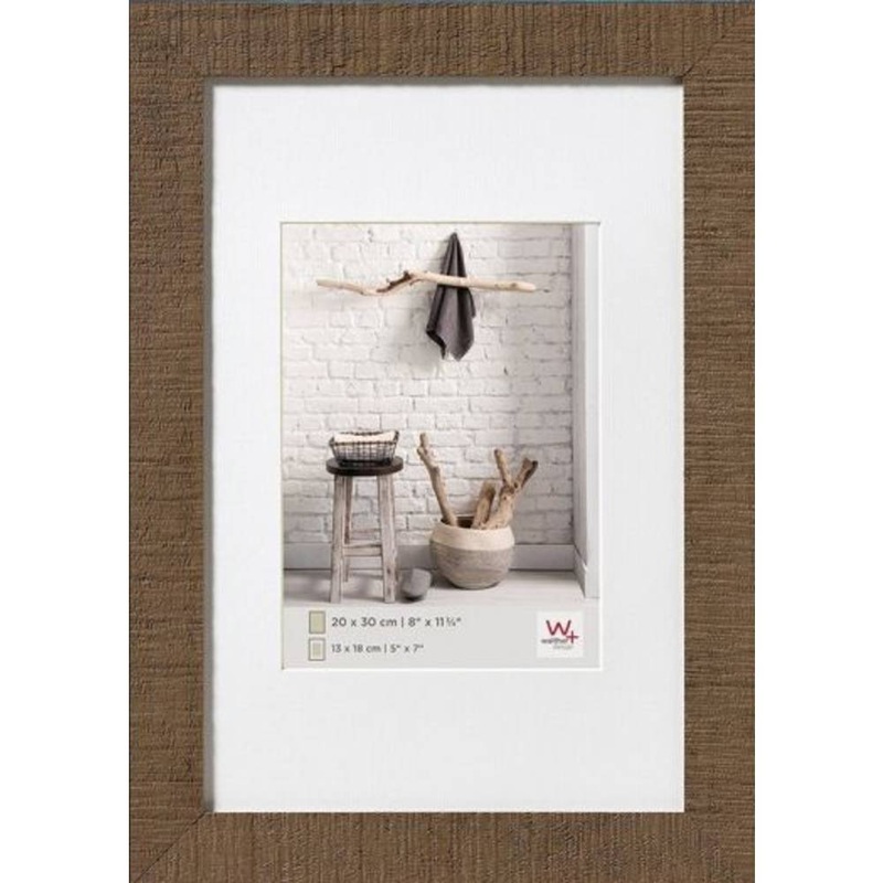 Walther Home Wooden Picture Frame – 8×6 inch – (Insert 6×4 inch) Medium Brown