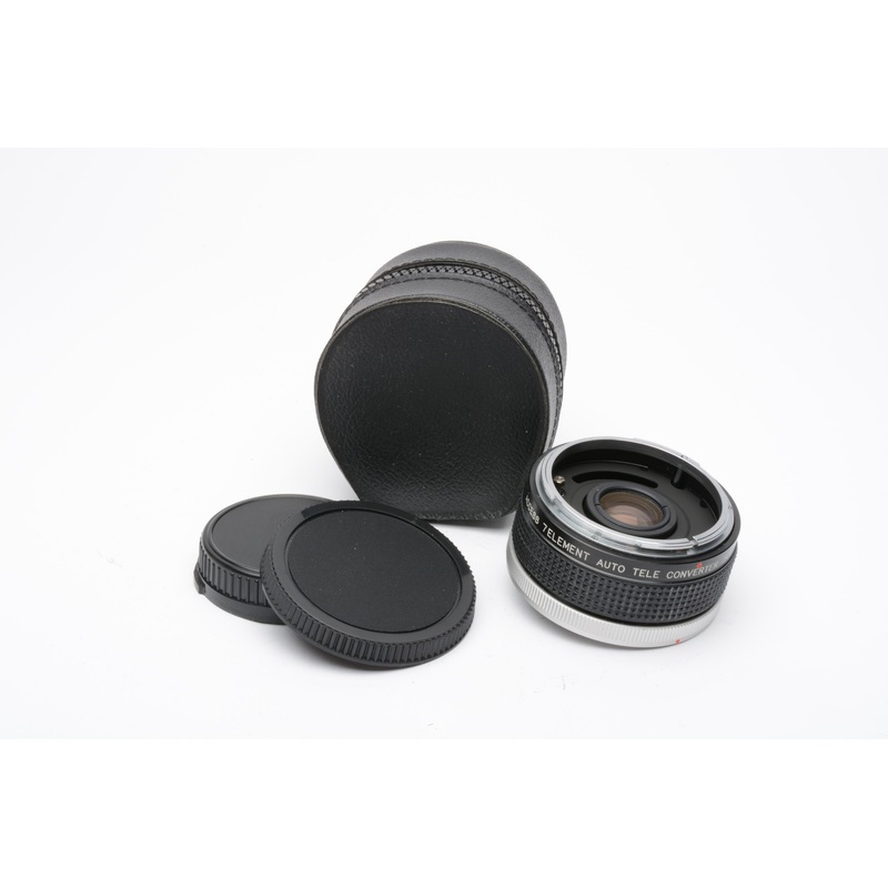 Access 2X P-MC 7 Element Teleconverter Canon FD Mount, Caps+Case