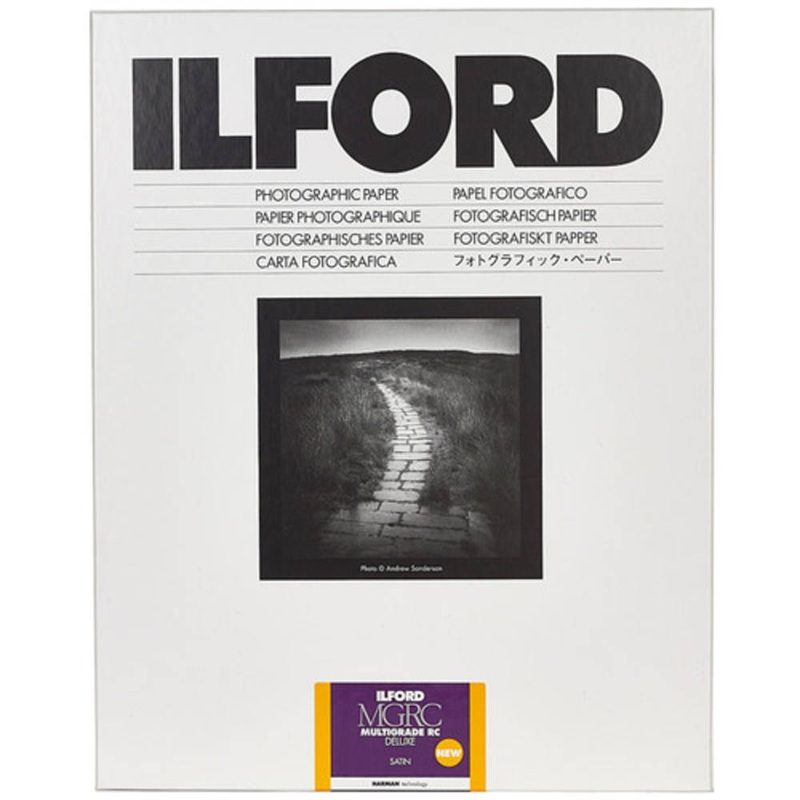 Ilford Satin 30.5 x 40.6 (cm) – 10 Pack Multigrade V RC Deluxe Photographic Paper