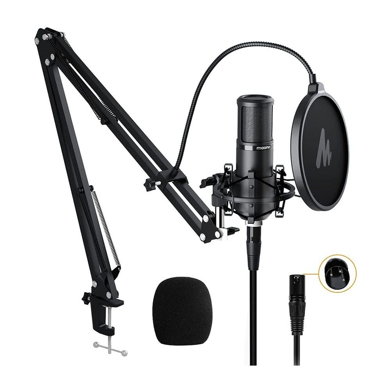 Kit Micrfono Maono AU-PM320S Condensador XLR con Brazo Articulado