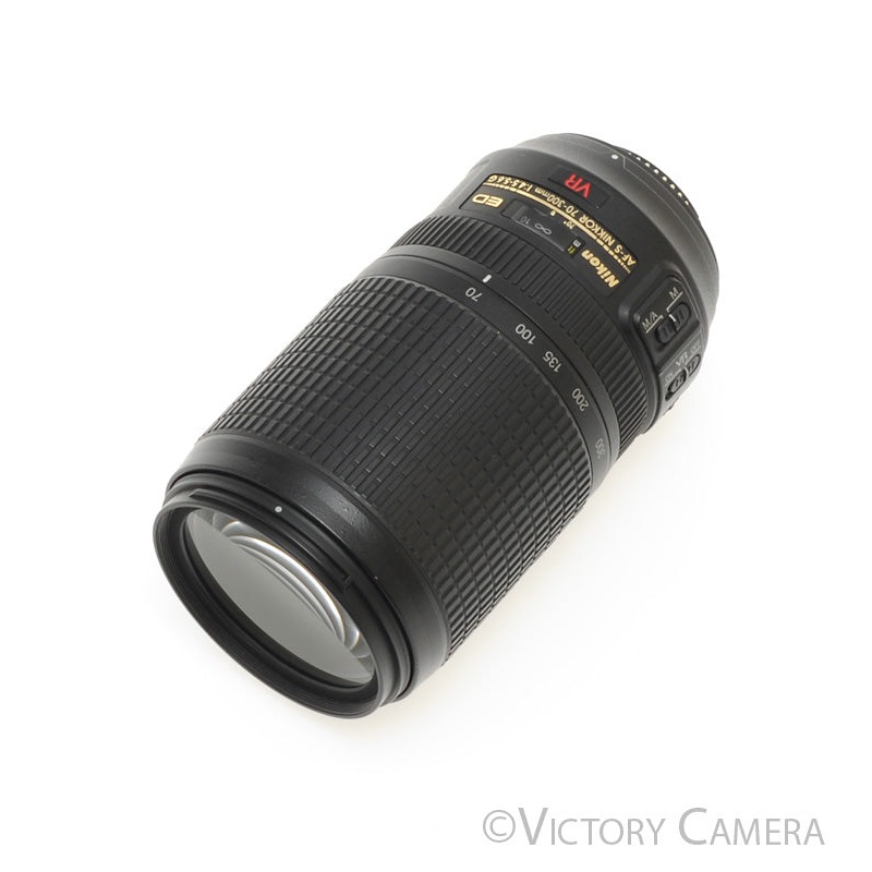 Nikon Nikkor AF-S 70-300mm f4.5-5.6 G ED VR Telephoto Zoom Lens [EXC+]