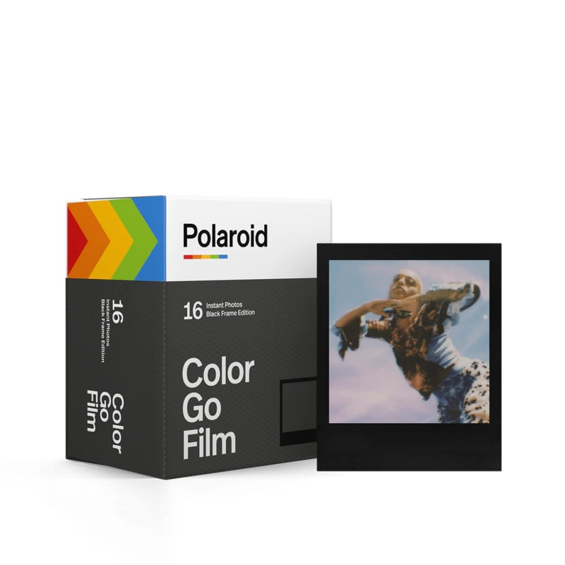 Polaroid Go Color Film Double Pack  Black Frame Edition,16 exposure