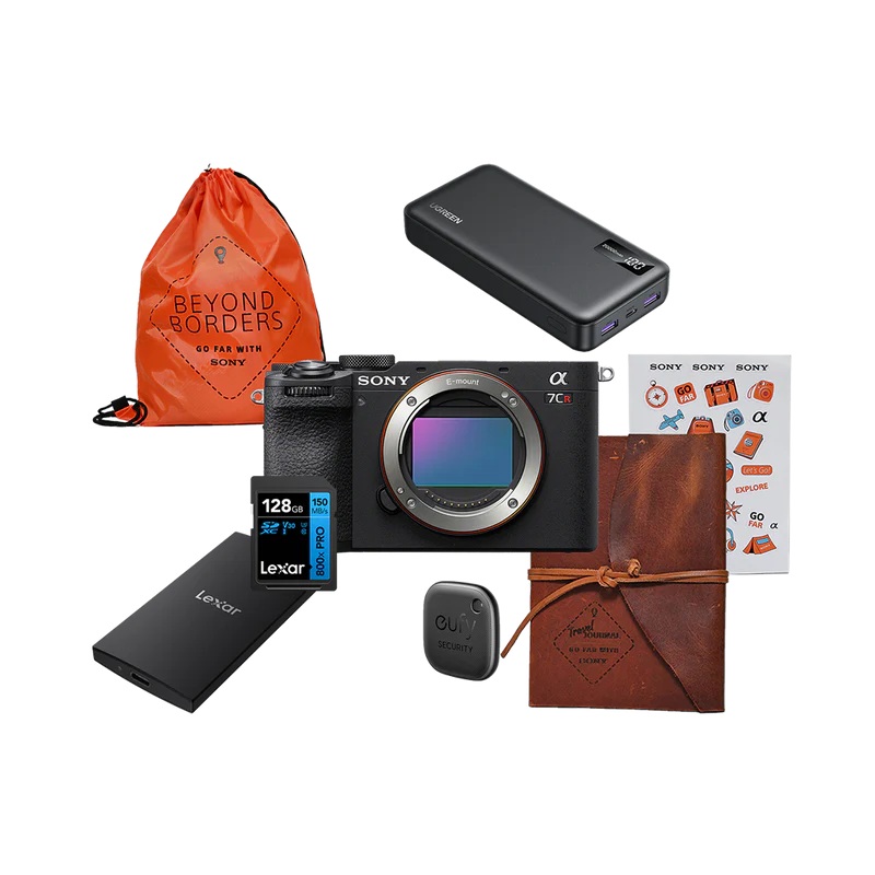 Sony a7CR Mirrorless Camera (Black) + FREE Beyond Borders Travel Kit