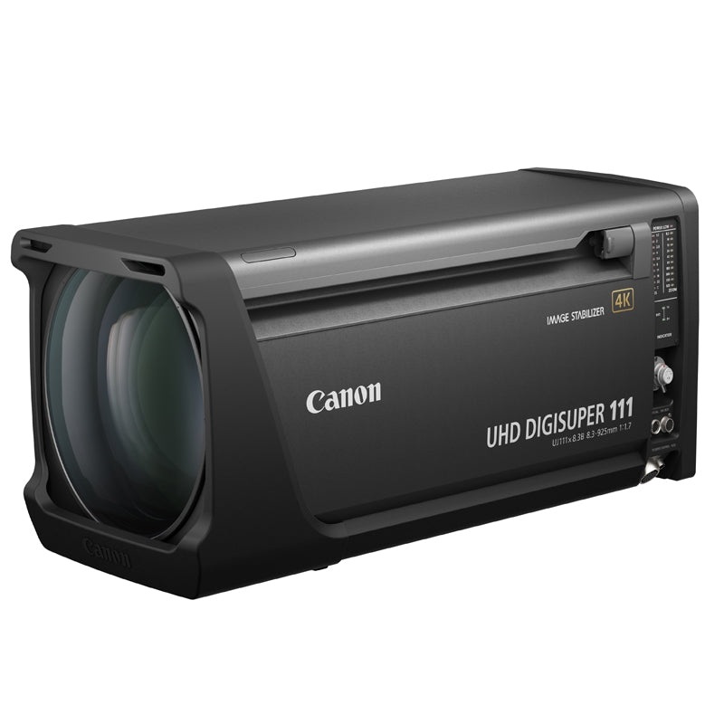 Canon UHD-DIGISUPER 111 2/3″ 4K Broadcast Box Lens – UJ111x8.3B IESD UHD DIGISUPER 111 LO – Lens (Protection Filter included)