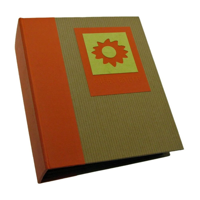 Green Earth Sun Mini Max Photo Album for 120 6×4 Photos – Orange