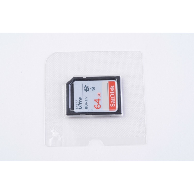 New 64GB Sandisk Ultra SD Card 80MB/s, sealed